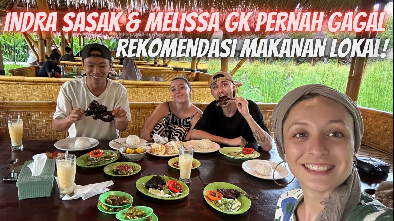 KETIKA INDRA SASAK & MELISSA YG MILIH  MAKANAN JAMIN PERUT AMAN!