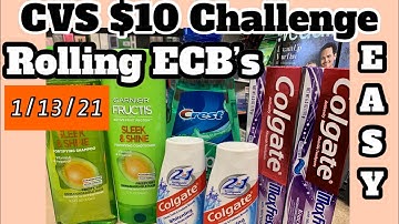 CVS $10 Challenge | Beginners Rolling ECB’s ~ THIS IS SO EASY!!!