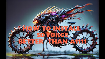 How to install Stable Diffusion Forge || Use less VRAM || 2x faster than Automatic1111