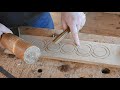 Carving rosettes
