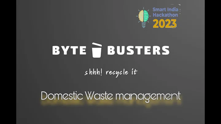 SIH 2023 Project :- Domestic Waste Management - DayDayNews