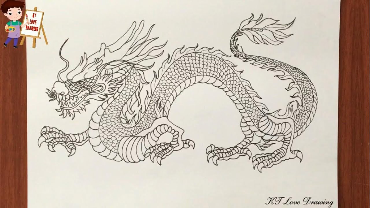 Vẽ con Rồng / Vẽ rồng / How to Drawing a Dragon - YouTube