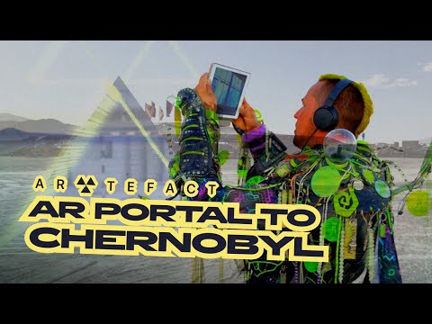 Digital art era at Burning Man: AR portal to Chernobyl