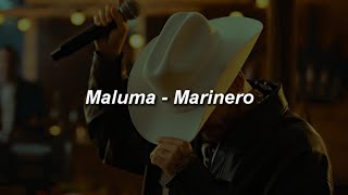 Maluma - Marinero 💔|| LETRA chords