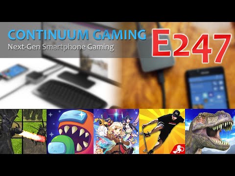 Microsoft Continuum Gaming: Let's Play 247 in EN! (Hello Stars, Air C. Panda C., Mike V: Skateboard)
