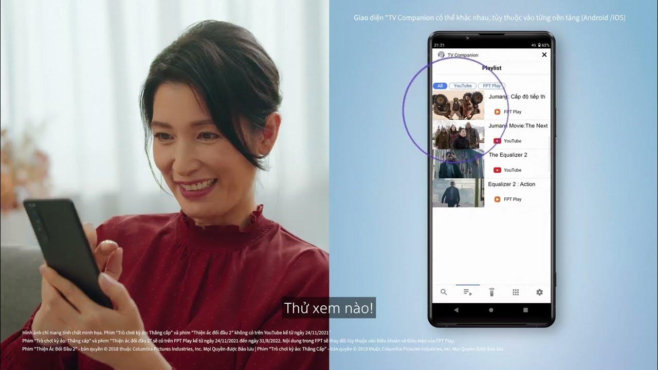 ỨNG DỤNG SONY TV COMPANION - ĐIỀU KHIỂN THÔNG MINH TRÊN ĐIỆN THOẠI ...