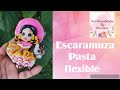 Muñeca Escaramuza en pasta flexible, mexicana en caballo pasta flexible paso a paso #animanualidades