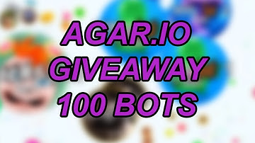 AGAR.IO GIVEAWAY 100 BIG BOTS || OP-BOTS.COM