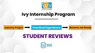 Ivy Professional School Reviews | SQL Internship Program | Data Science Industry Projects screenshot 3