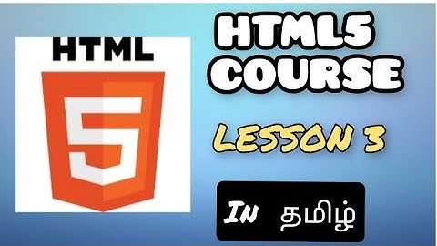 HTML 5 course in TAMIL | HTML LISTS | TYPES of LIST | WEB development STEP by STEP