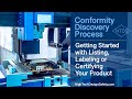 Getting Started With The Process To Listing, Labeling Or Certifying your product with HTDS