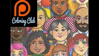 Beautiful Faces Art   Coloring Club