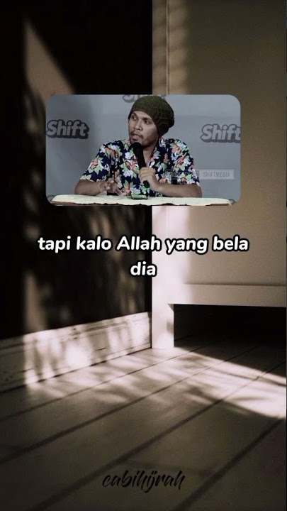 Story WA Ustadz Hanan Ataki | Biarkanlah Allah yang Membela Kita