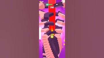 Drop Stack Ball Game Level 187 - short video - More Gaming