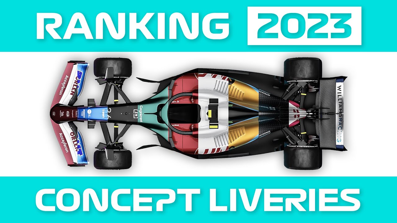 Ranking FORMULA 1 Concept Liveries for 2023!!!