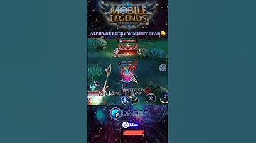 ALPHA DU RETRY WINS BUT DEAD #shorts #trandingshorts #mobilelegends #alpha #mlbb #alphabuild #ml