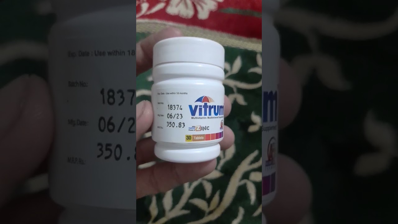 Vitrum tablets Vitamins