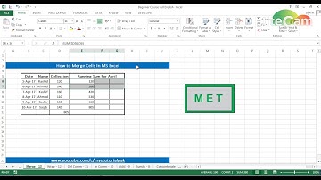 How to Merge Cells In MS Excel - Part 13
