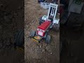 hand made mini tractor tasting