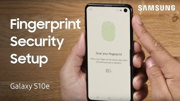 How to use fingerprint security on your Galaxy S10e | Samsung US