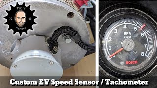 VW Bus Electric Conversion Part 20: Custom Warp 9 Speed Sensor to Drive a Tachometer #evconversion