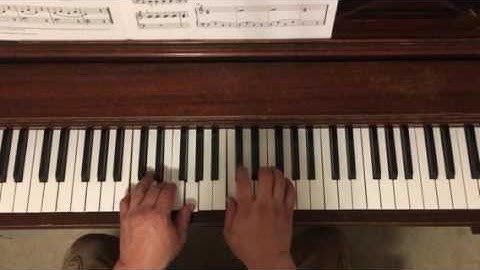 How to Play Keep Your Balance from Bastien Piano Level 1 Technic Book page 6