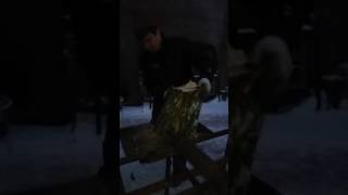 Колун для дров/ винтовой бензиновый/Screw for wood splitter made by hands