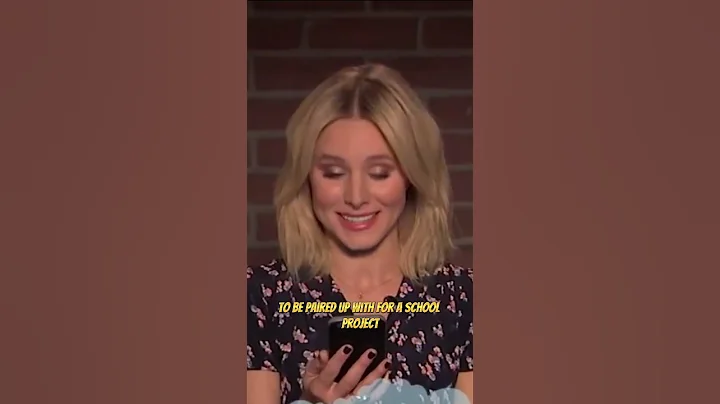 Kristen Bell Read: Mean Tweet #kristenbell #celebrity #celebrityinterviews #shorts