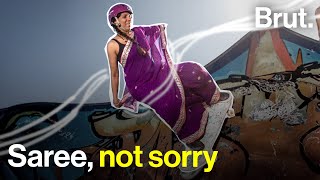 This “aunty” is not sorry about skateboarding in a saree by Brut India 4,336 views 3 days ago 3 minutes, 40 seconds