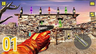 Bottle Shooting Games #01 - Jogo de Tiro em Garrafa tiro alvo. screenshot 1