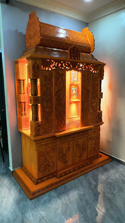 Full Customization Poojai Medai.. #furniture #interiordesign #homedecor #pooja #zoyaa