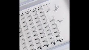 How To Create Pre-Made/Pro-Made Fans!Premade Fans FULL SET Lashing Tutorial doll eye|lash Tutorial