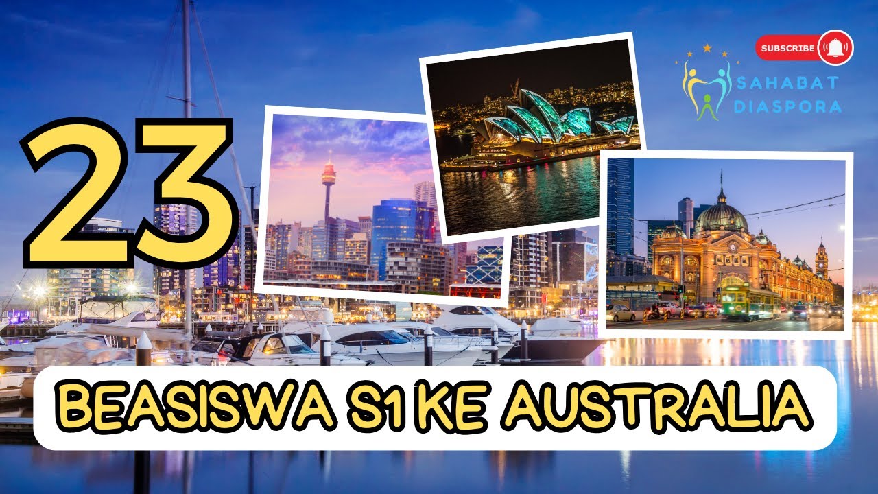 23 BEASISWA KULIAH S1 KE AUSTRALIA