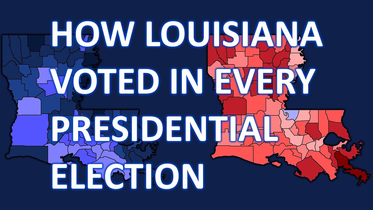 Louisiana Presidential Voting History YouTube