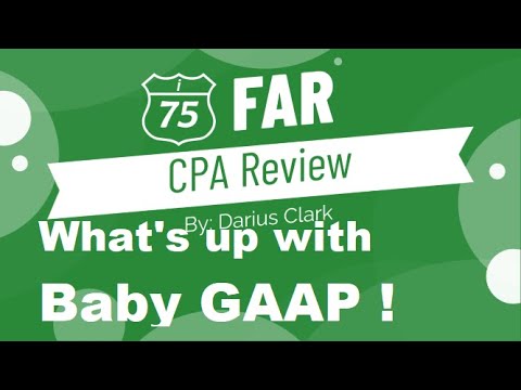 CPA FAR Exam-Financial Accounting and Reporting-Baby GAAP, Private Company Council by Darius Clark