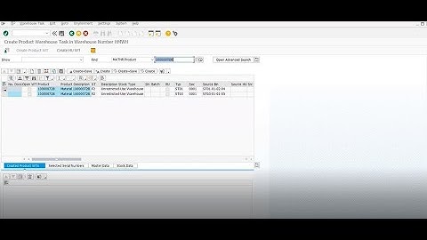 EWM- ADHOC HU/Product Movement