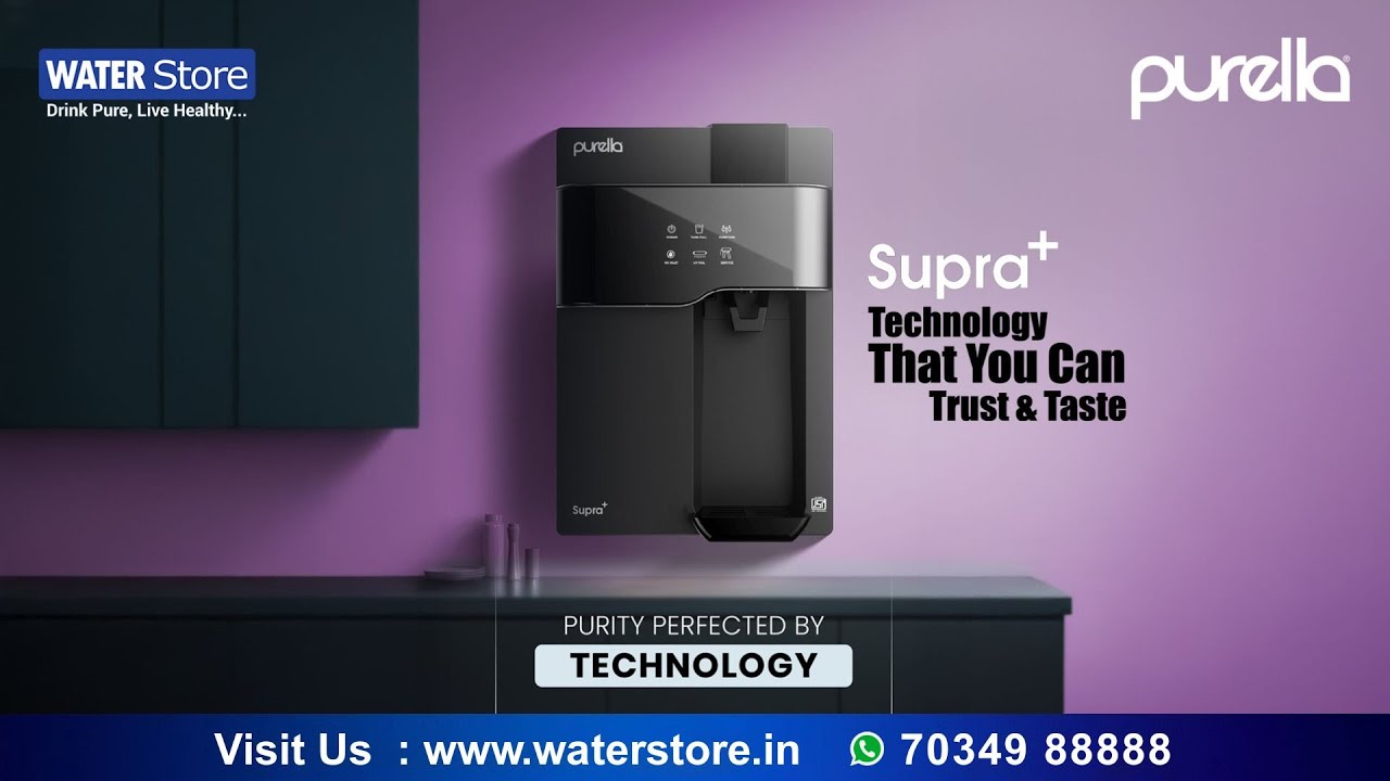 Purella Supra+ Water Purifier | Smart, Certified & Sustainable | 