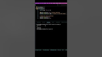 Array.prototype.at() vs Square Brackets #arrayfunctions #coding #code #arraymethods #webdevelopment
