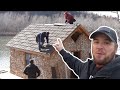 Installing A New Roof On a 100 Year Old Rock Building!