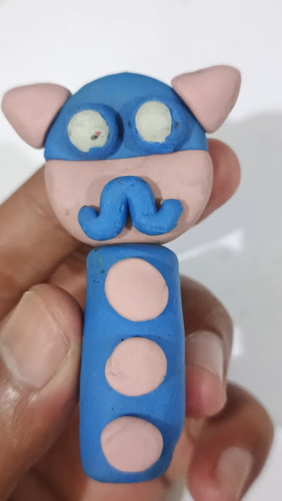 make a clay sprunki gray x pinki phase 4 #shorts #short #sprunki
