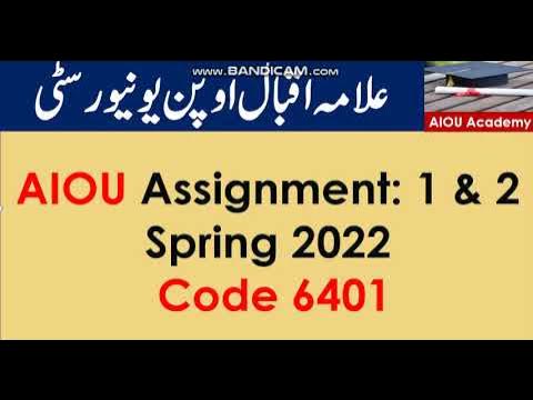 aiou solved assignment 6401 spring 2023