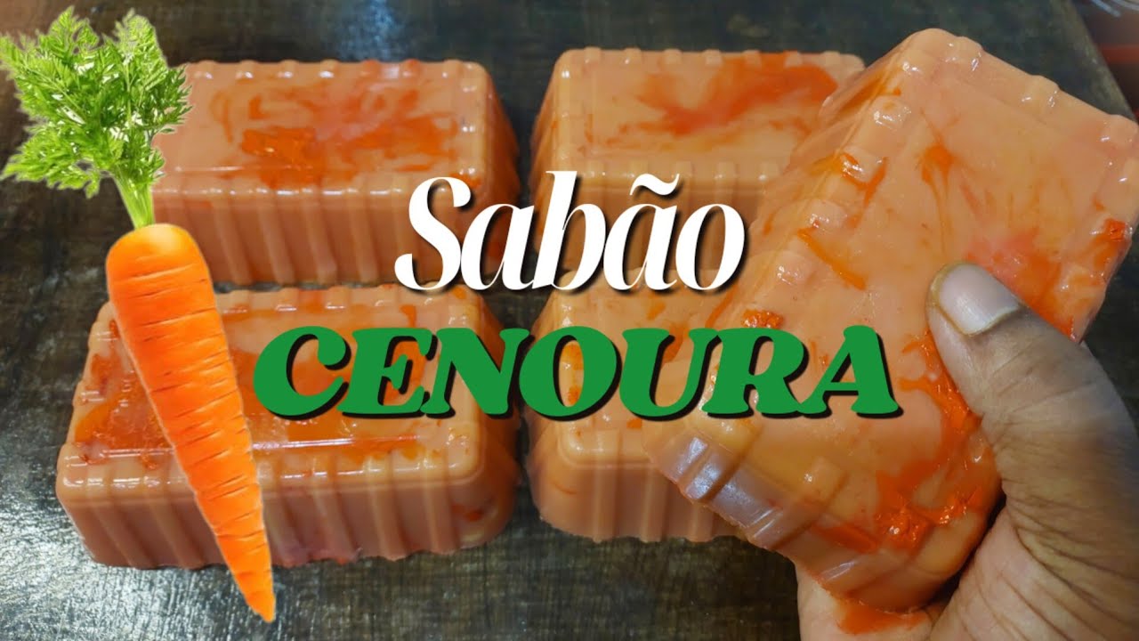 Como fazer sabão de cenoura sem erros simples e fácil