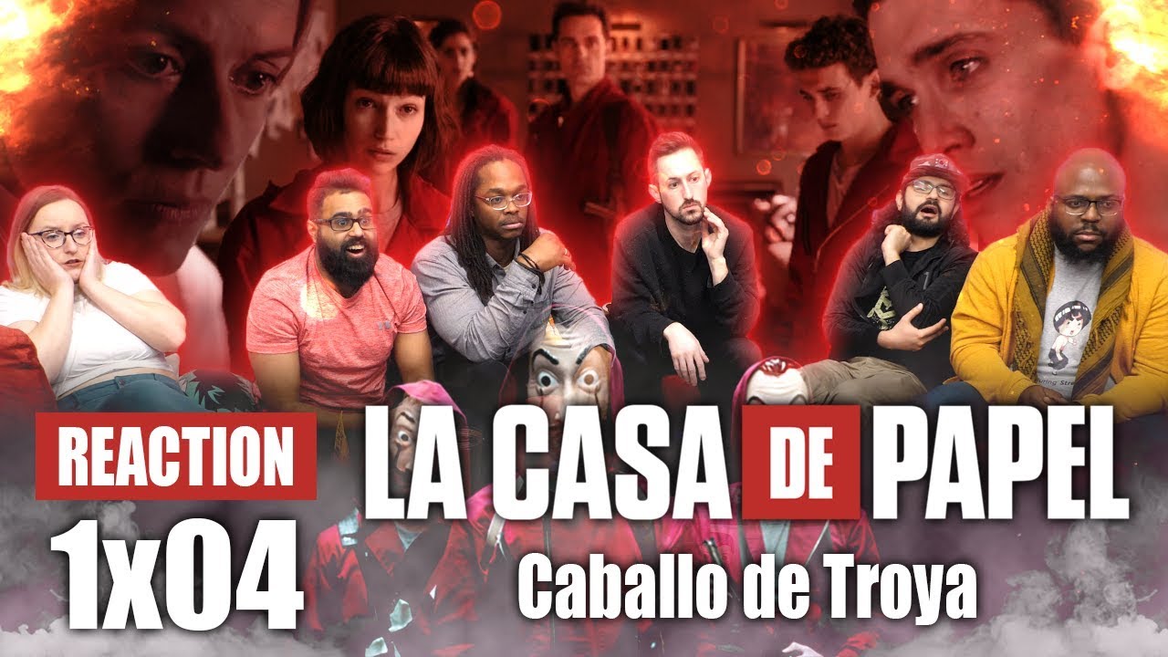 Download La Casa De Papel (Money Heist) - 1x4 Caballo de Troya - Group Reaction