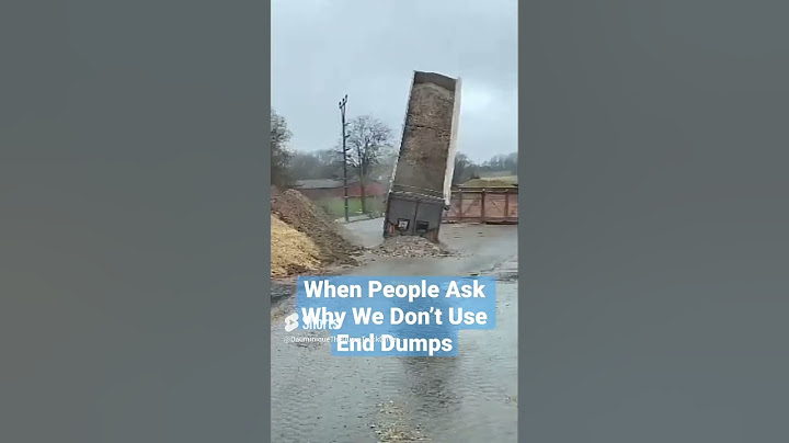 That and they can’t haul as much #dumptruck #construction #heavyequipment #trucking #enddump