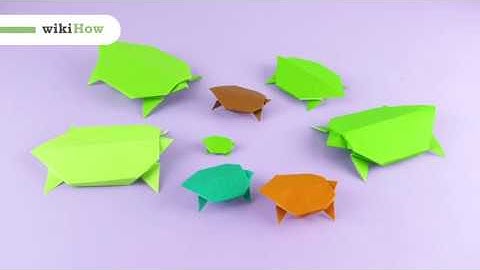 How to Make an Origami Turtle