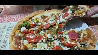 طريقه عمل البيتزا بالكبده  How to make pizza with liver  Wie macht man Pizza mit Leber