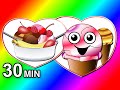 &quot;Yummy Ice Cream&quot; Collection | Learn the Calendar, ABCs &amp; 123s | Songs for Children | Nursery Rhymes