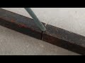 Square bar , two powerful joint welding tricks that few people know about