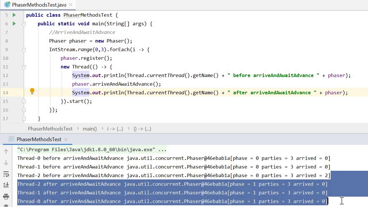 Java Phaser Super Simple Examples - YouTube