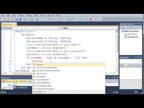 Видео: Visual Basic сүлжээнд хэдэн оператор ашигладаг вэ?